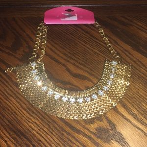 Gold color necklace